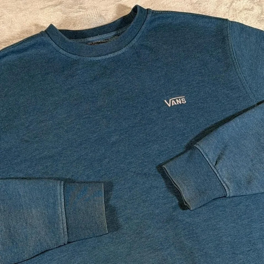 Vans Crewneck‎ Sweatshirt | Teal Blue | Medium